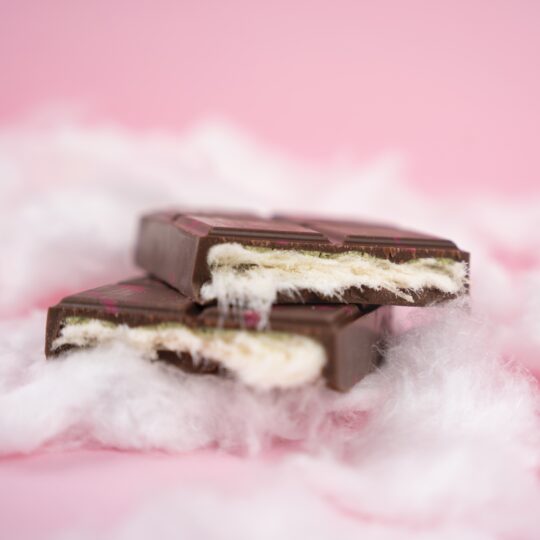 Cotton candy chocolate