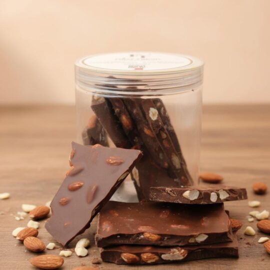 Chocolate bars bottles