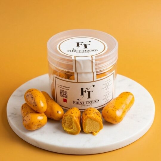 Mango dragee passion fruit